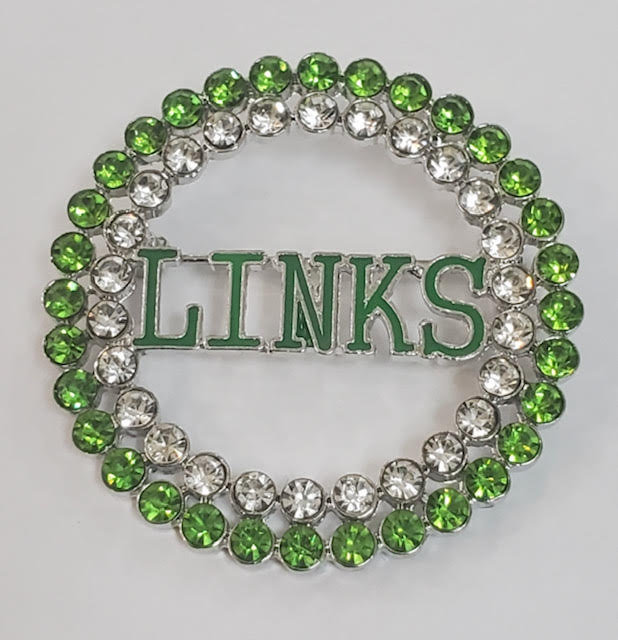 LINKS Round Bling Pin