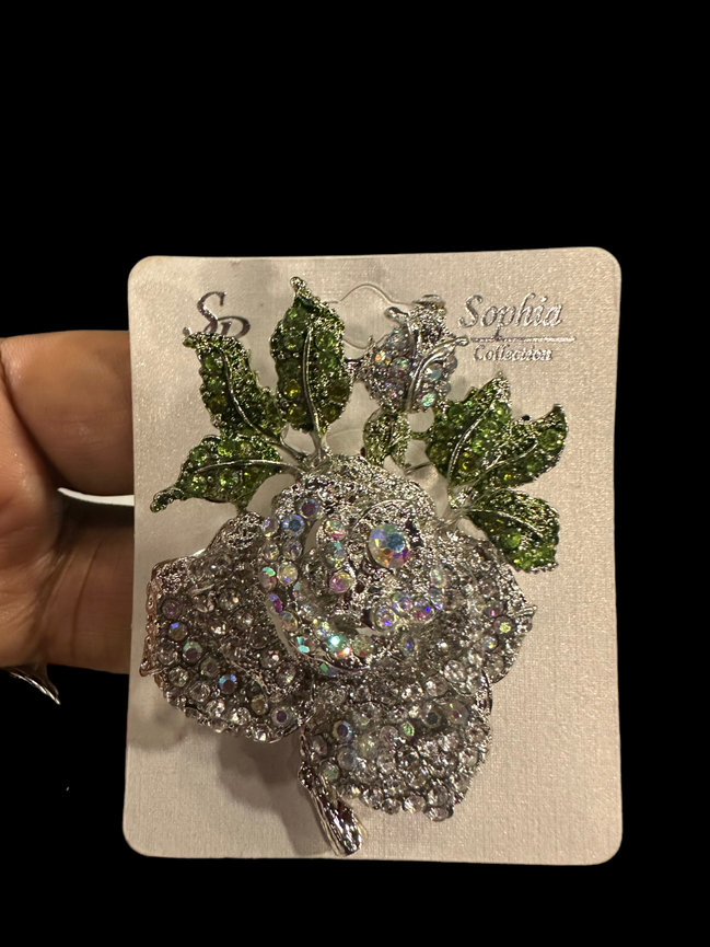 White Rose Pin (Small)