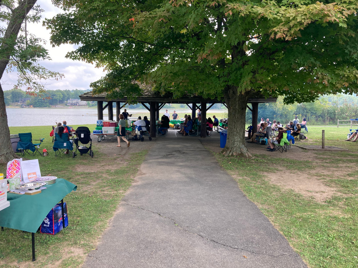 Upstate NY Worship Service in the Park