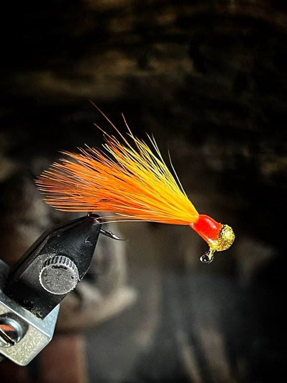 Orange/Gold Gold Head - Widowmaker Custom Jigs