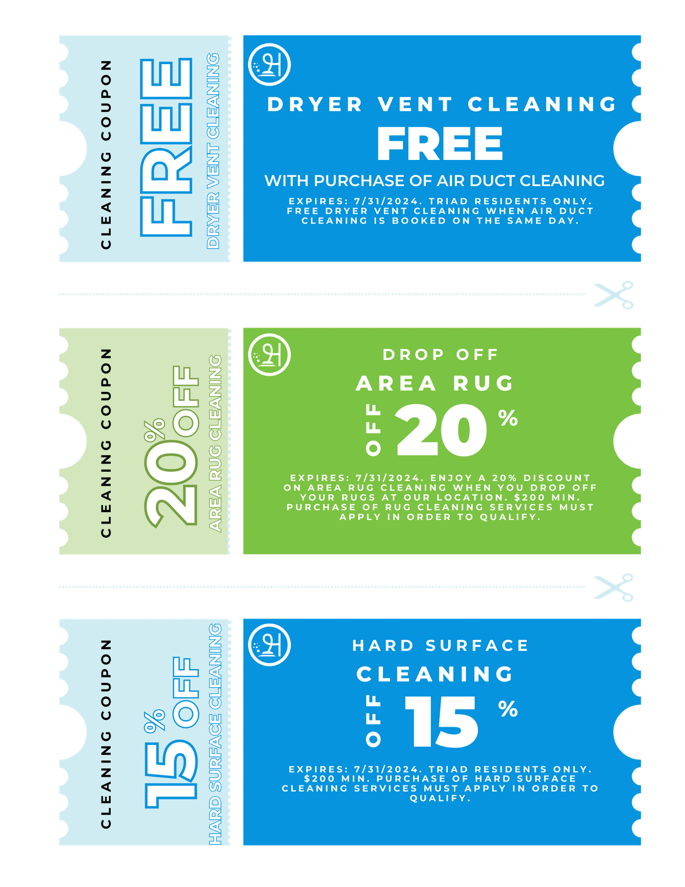 Coupons Hernandez Carpet Cleaning Greensboro, Winston Salem, Burlington