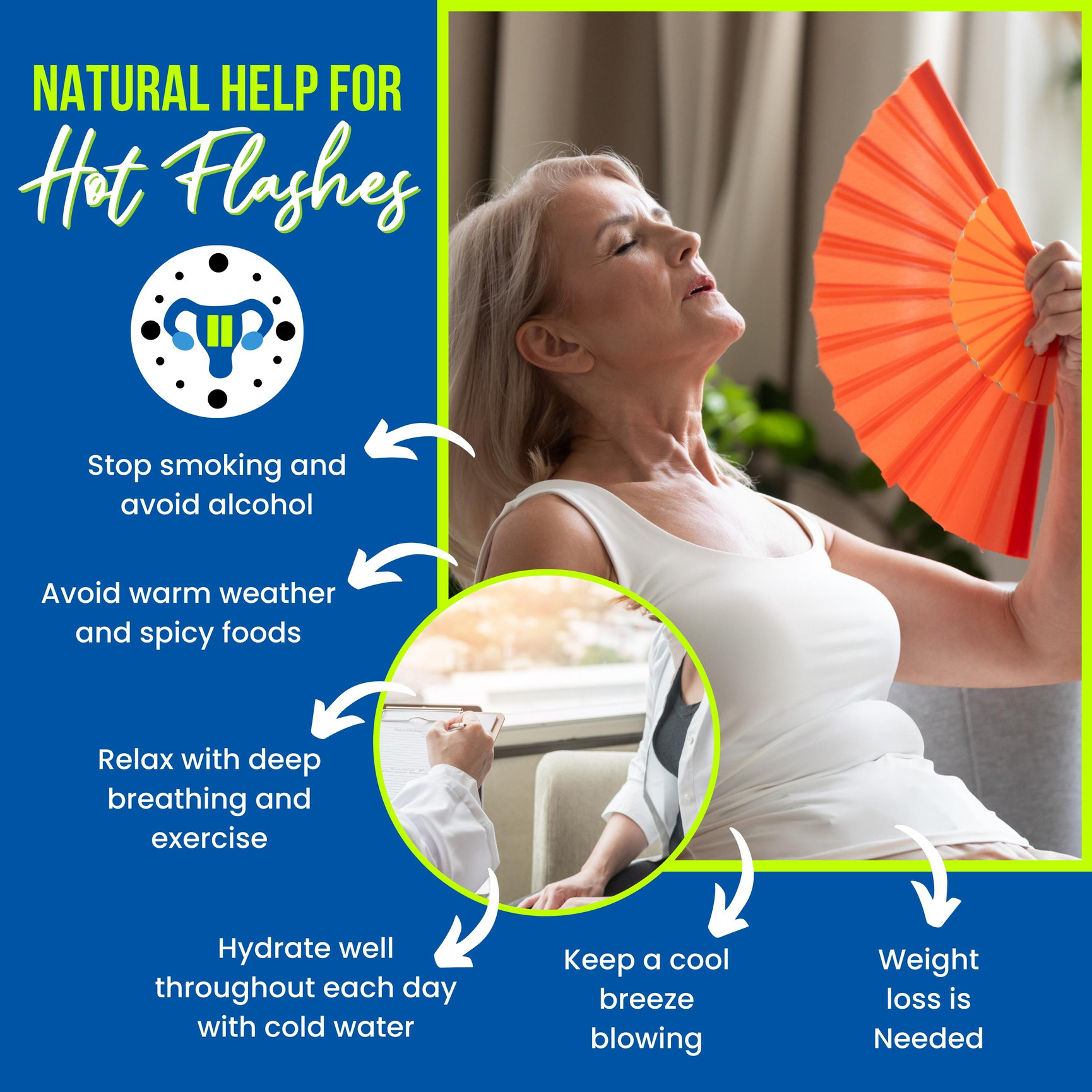 Natural Remedies for Hot Flashes for Women Southlake Texas Colbert