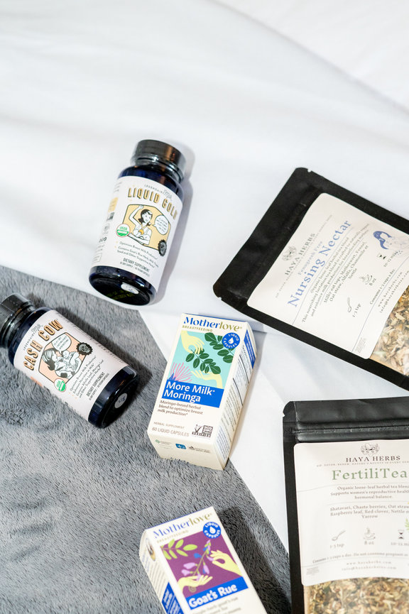 Milk support supplements for lactating mothers