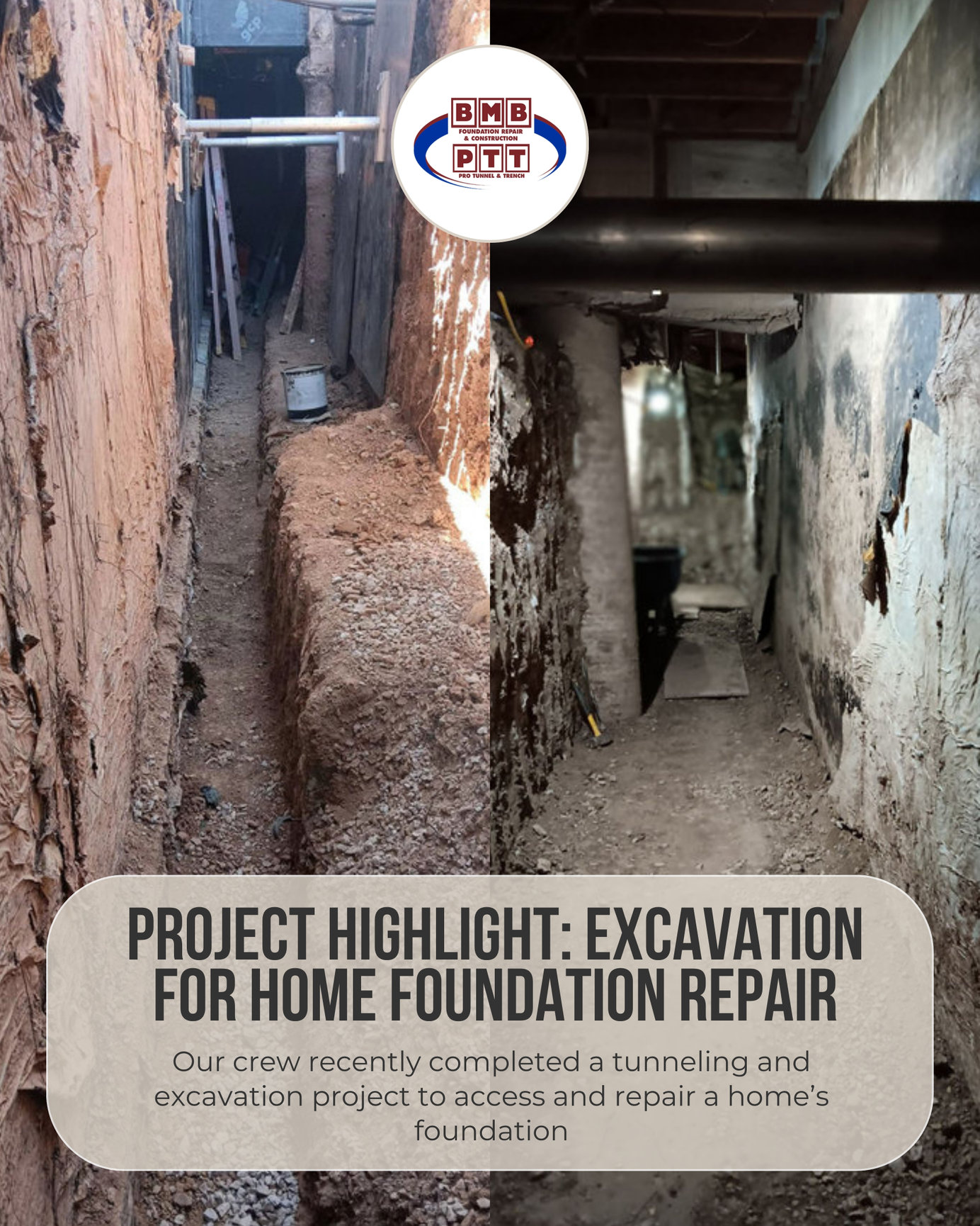 Precision Excavation for Foundation Repair | BMB Construction