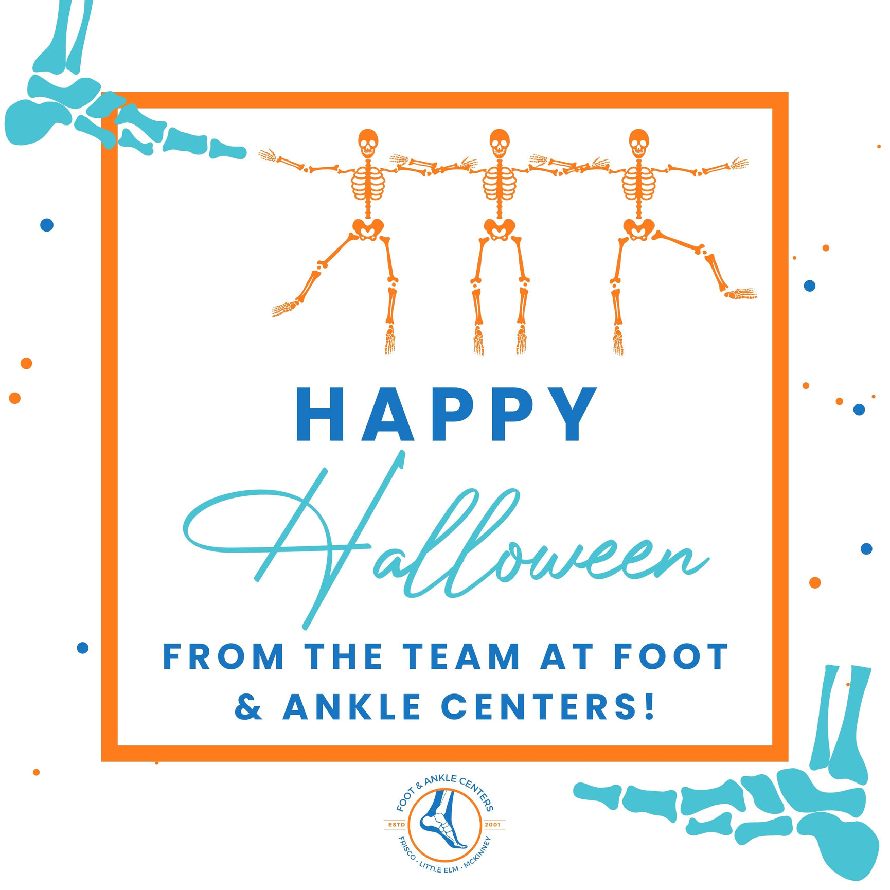 Happy Halloween from the team at Foot and Ankle Centers! Foot & Ankle