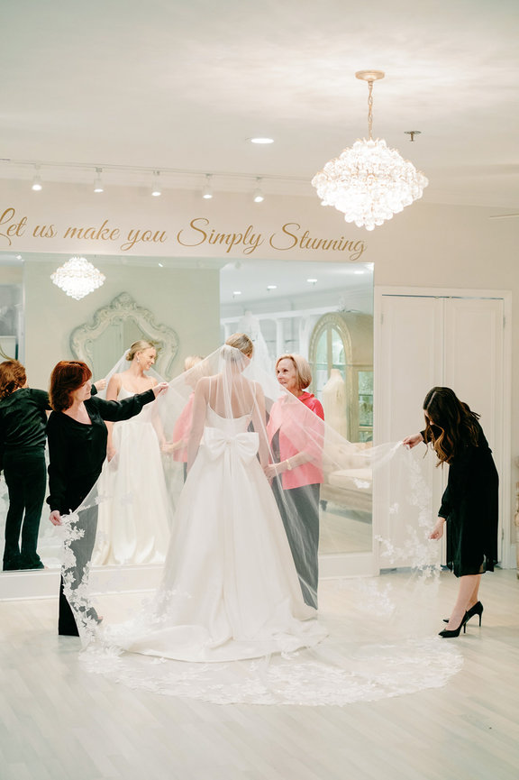 finishing touches, bridal veils