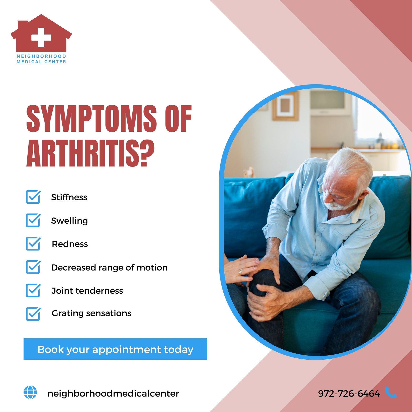 What are Symptoms of Arthritis and Treatment Center in Dallas, Texas
